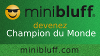 Manu joue au Minibluff